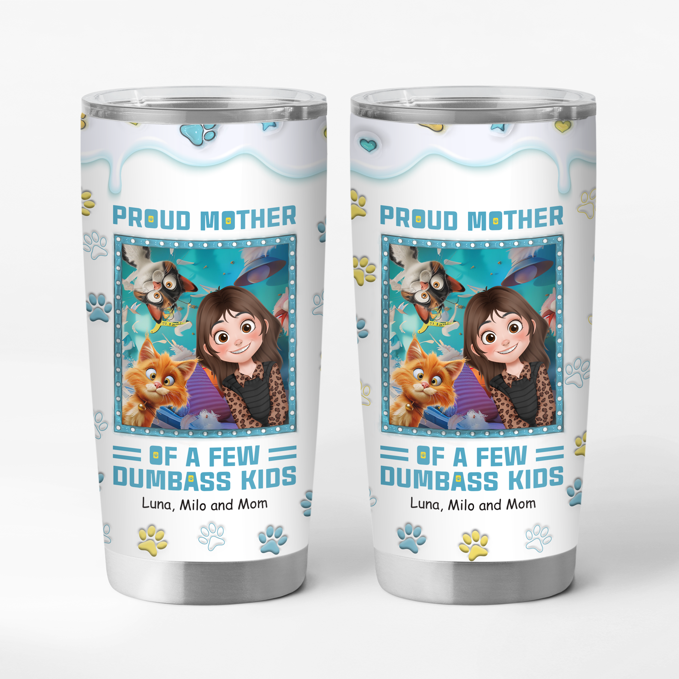 4039TUS1 personalized cat mom gifts funny cat mom tumbler 20oz 4039TKL0D