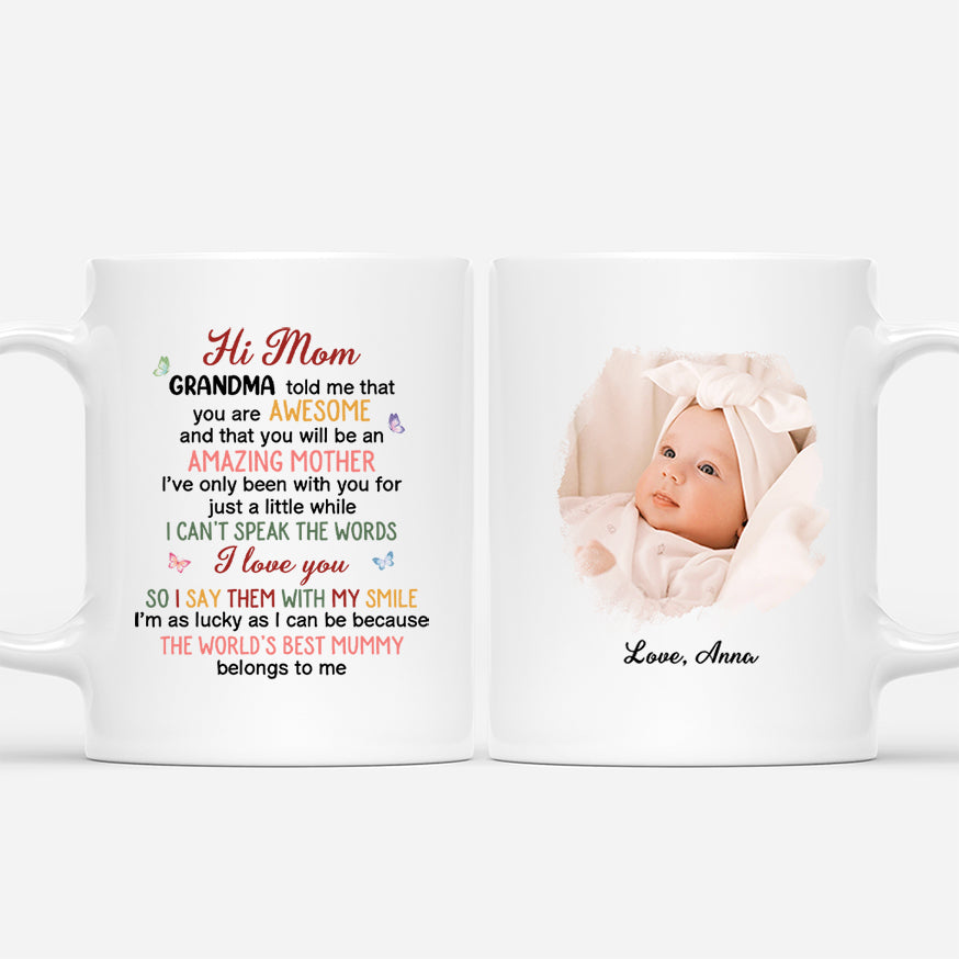 4055MUS1 personalized mom mug mothers day gift from baby_ 4055M8M5A