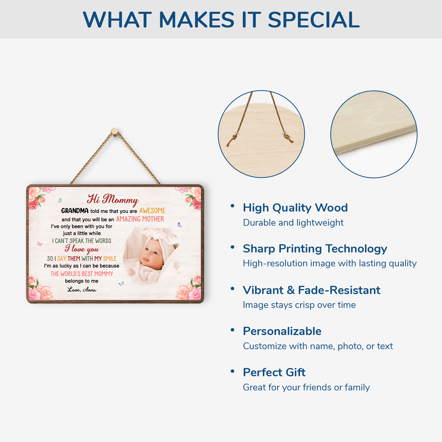 4055QUS4 personalized wood photo signs_ gifts for mom from baby 4055Q8N5A