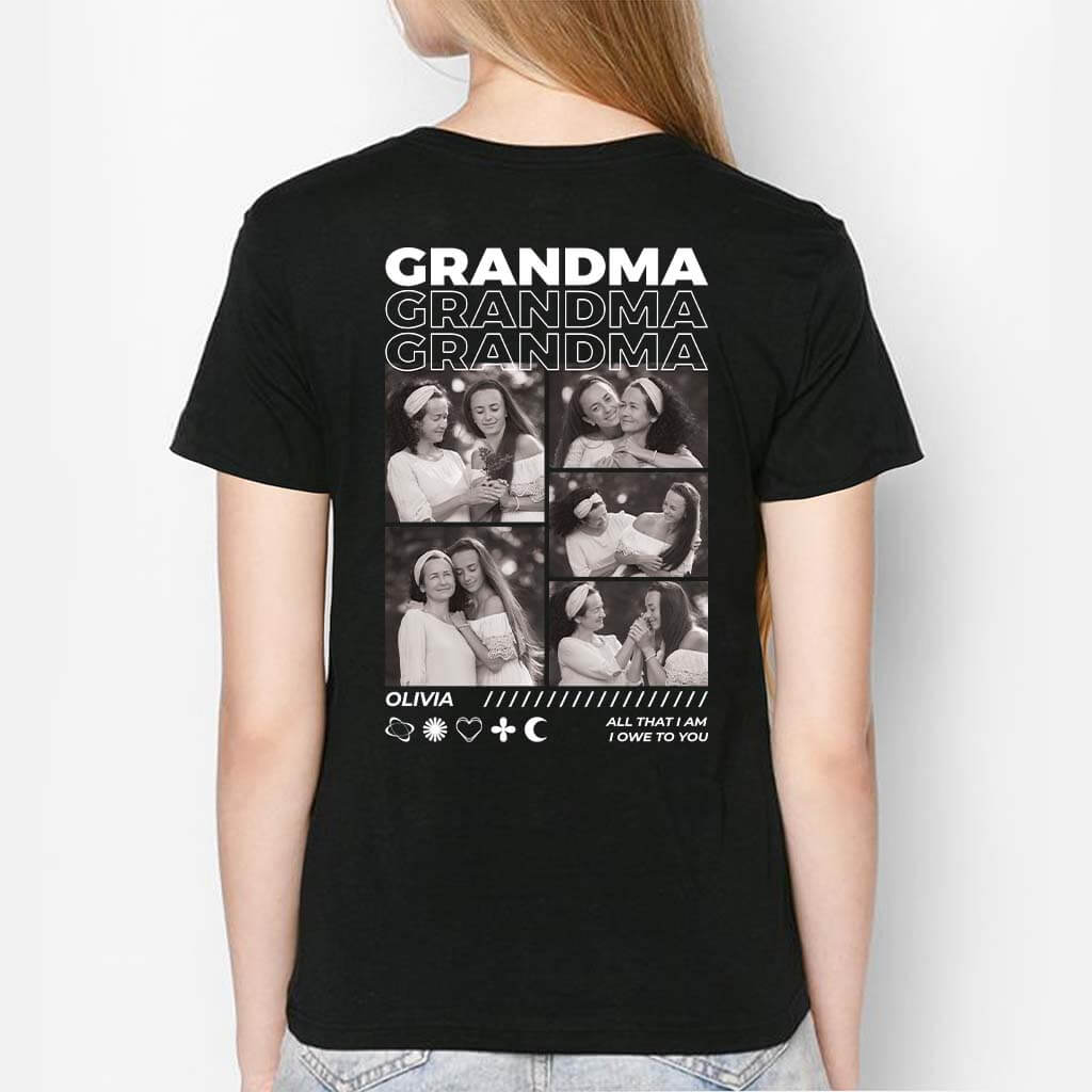 4065AUS2 custom super mama shirt with photo_ sentimental gifts for mom_ 4065ATM5A