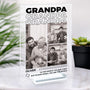 4065RUS2 personalized acrylic plaque with stand photo gifts for dad 4065RTM5B