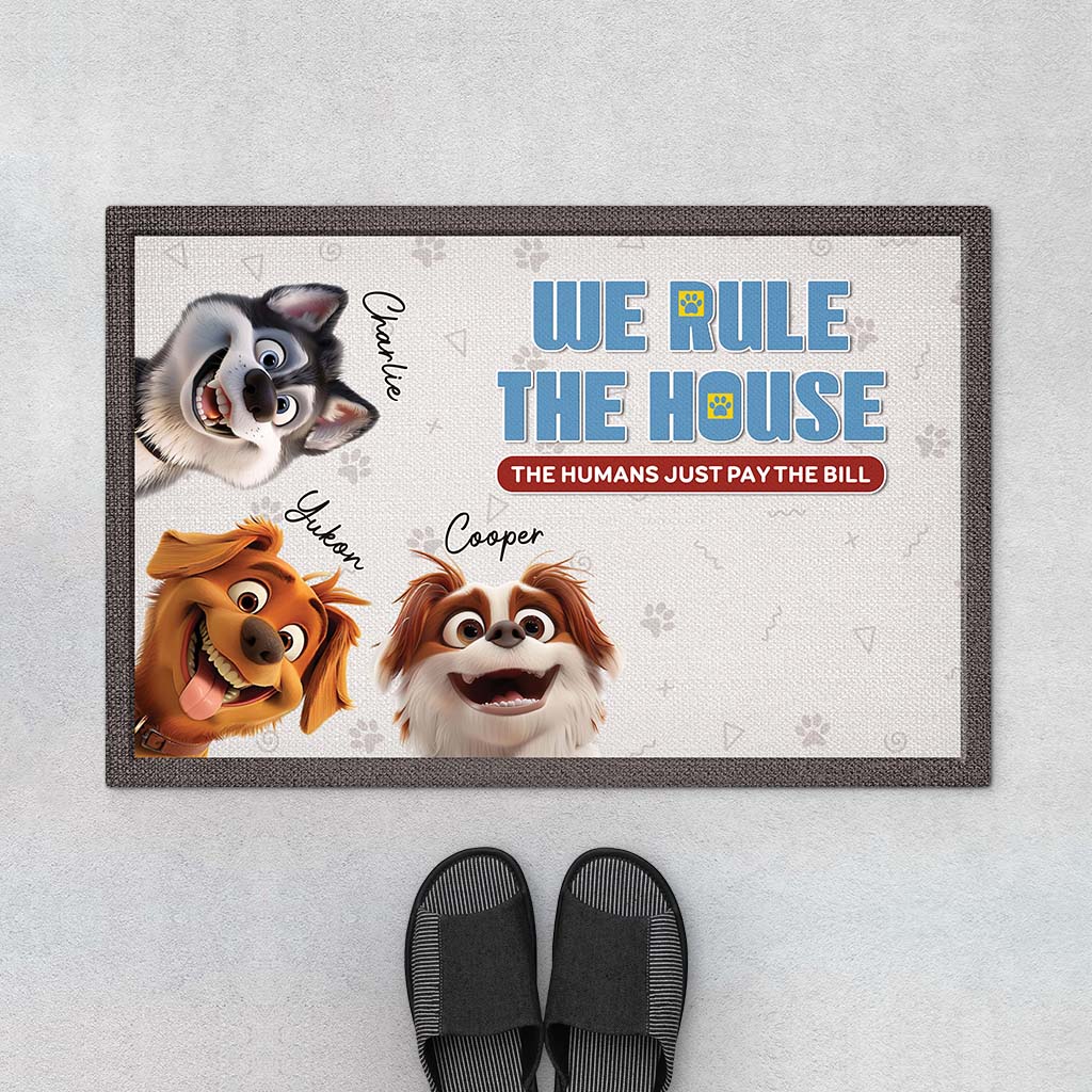 4066DUS1 personalized pet gifts for dog owners custom dog doormat 4066D9T5C