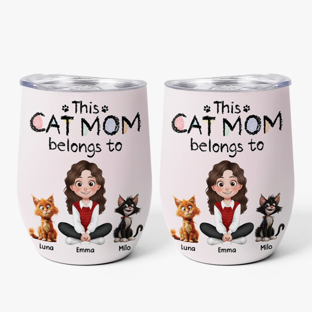 4071TUS1 personalized wine tumblers unique cat gifts for women 4071T8I0D