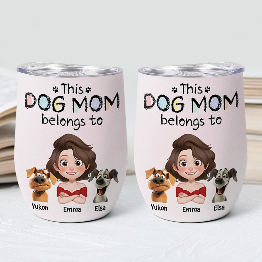 4071TUS2 custom wine tumblers unique gifts for dad from the dog 4071T8I0C