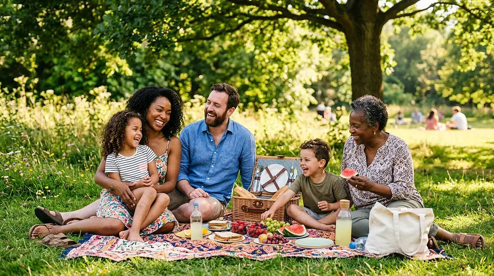 Family Picnic as 40th Wedding Anniversary Ideas for Parents