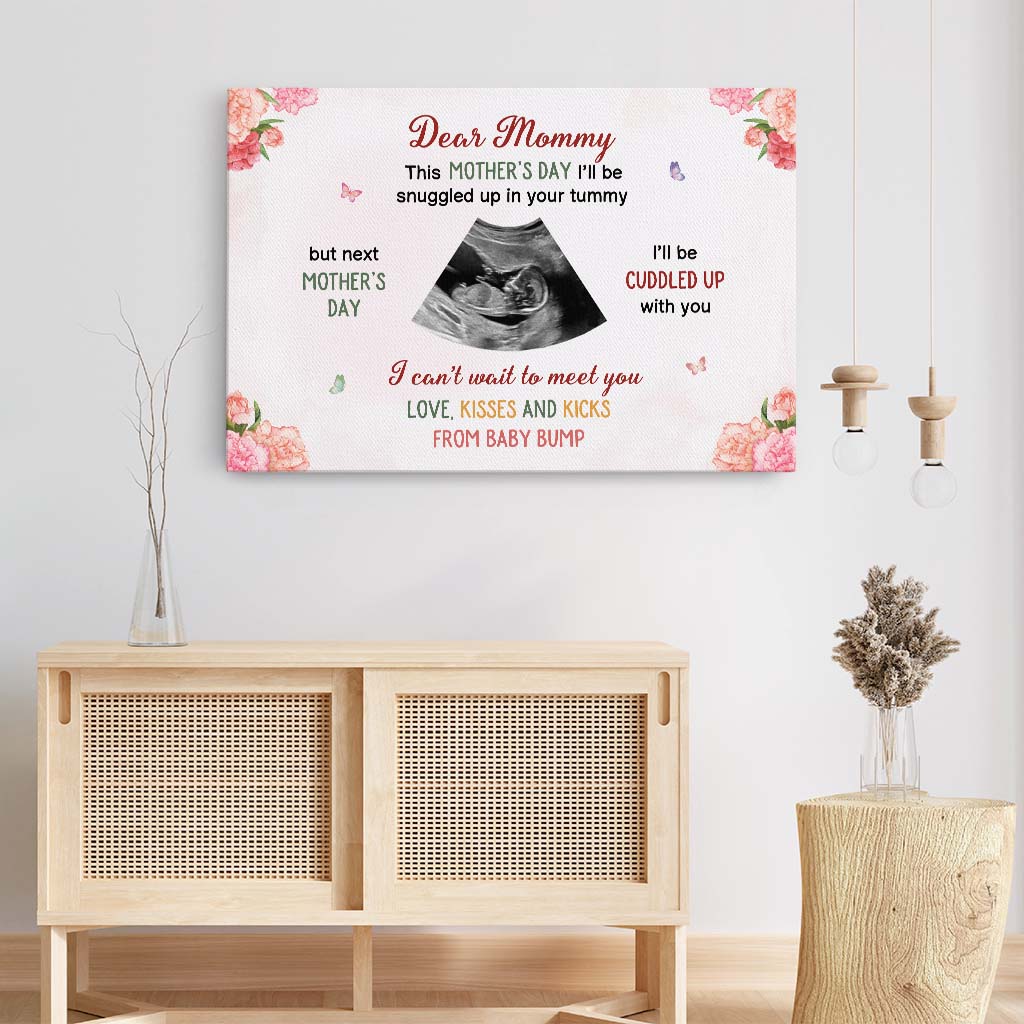 4100CUS3 personalized gift for new mom dear mommy canvas 4100C8M5A