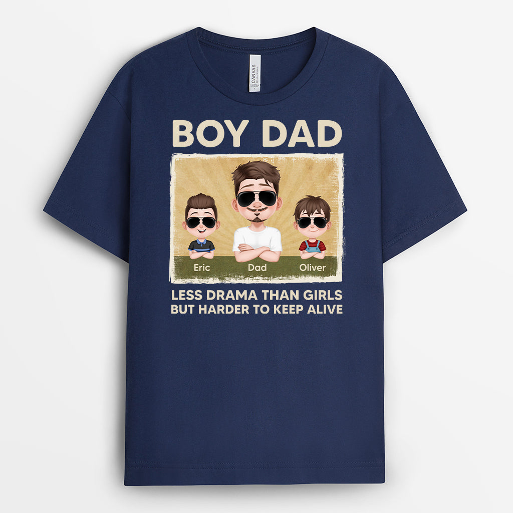 4101AUS2 personalized gifts for dad from son_ custom boy dad shirt_s 4101A8Q0B
