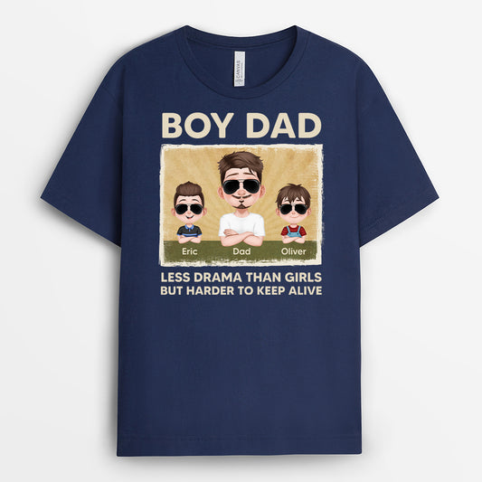 4101AUS2 personalized gifts for dad from son_ custom boy dad shirt_s 4101A8Q0B