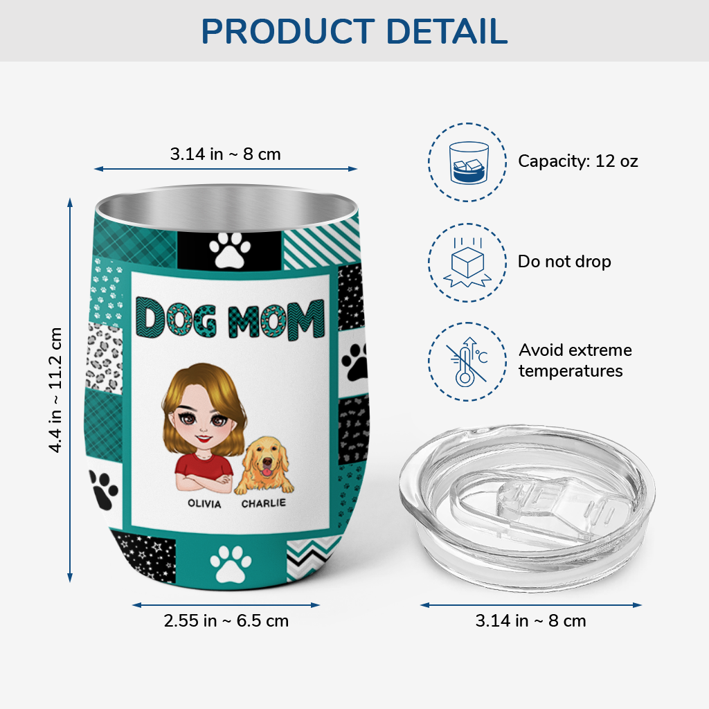 4123TUS3 customized dog gifts for owners dog mom wine tumbler 4123TTN8C_272a30f3 40f4 4809 8017 26373b3aae85