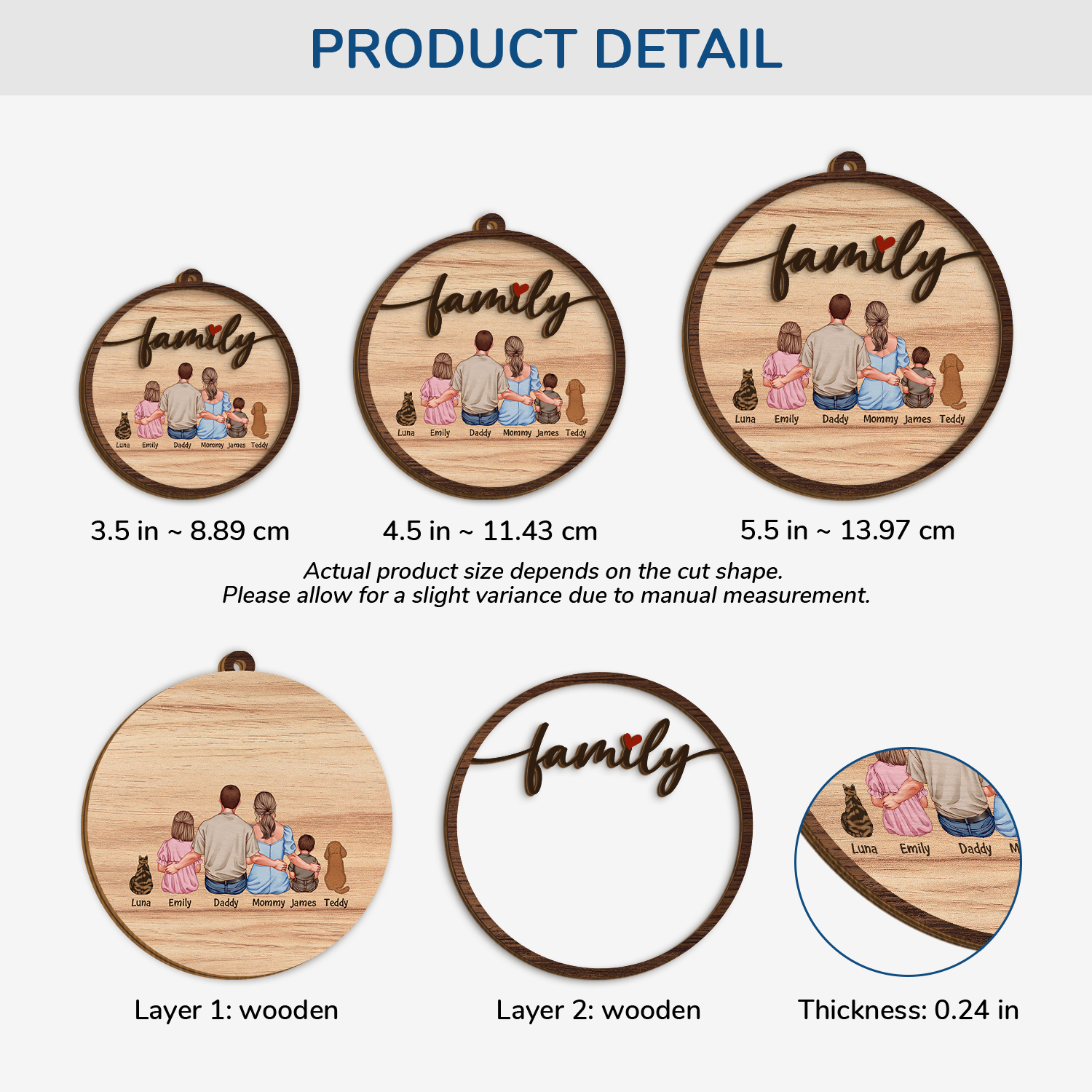 4130OUS3 personalized family ornaments with pets_ 2 layered wood ornament_s 4130O6T5A_0dc1ec28 71b8 4164 b26d 716eda41f218