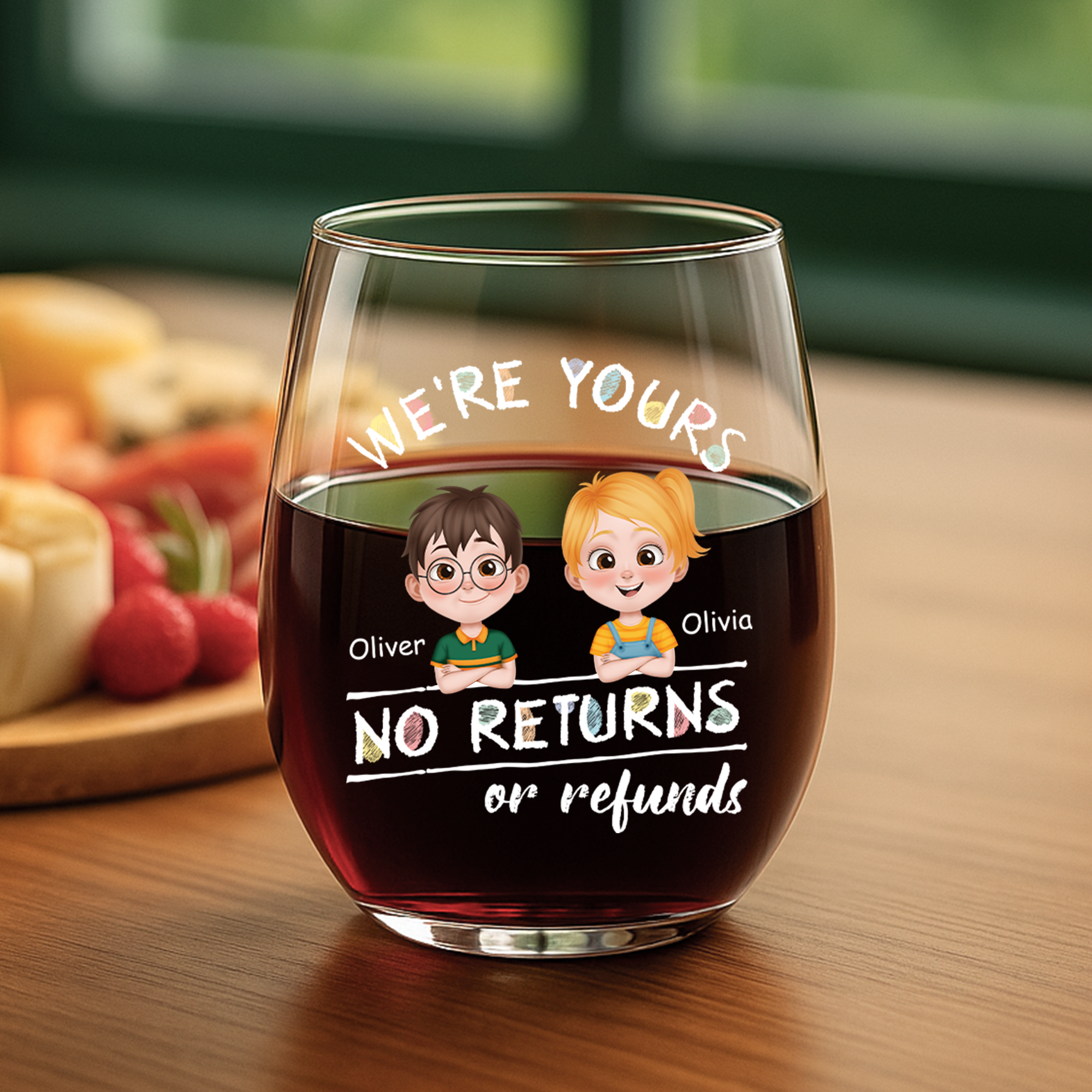 4143IUS2 custom gifts for dad im yours no returns_ wine glass 4143I8H0B