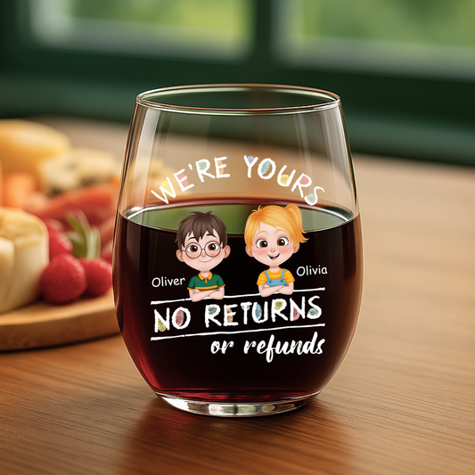 4143IUS2 custom gifts for dad im yours no returns_ wine glass 4143I8H0B