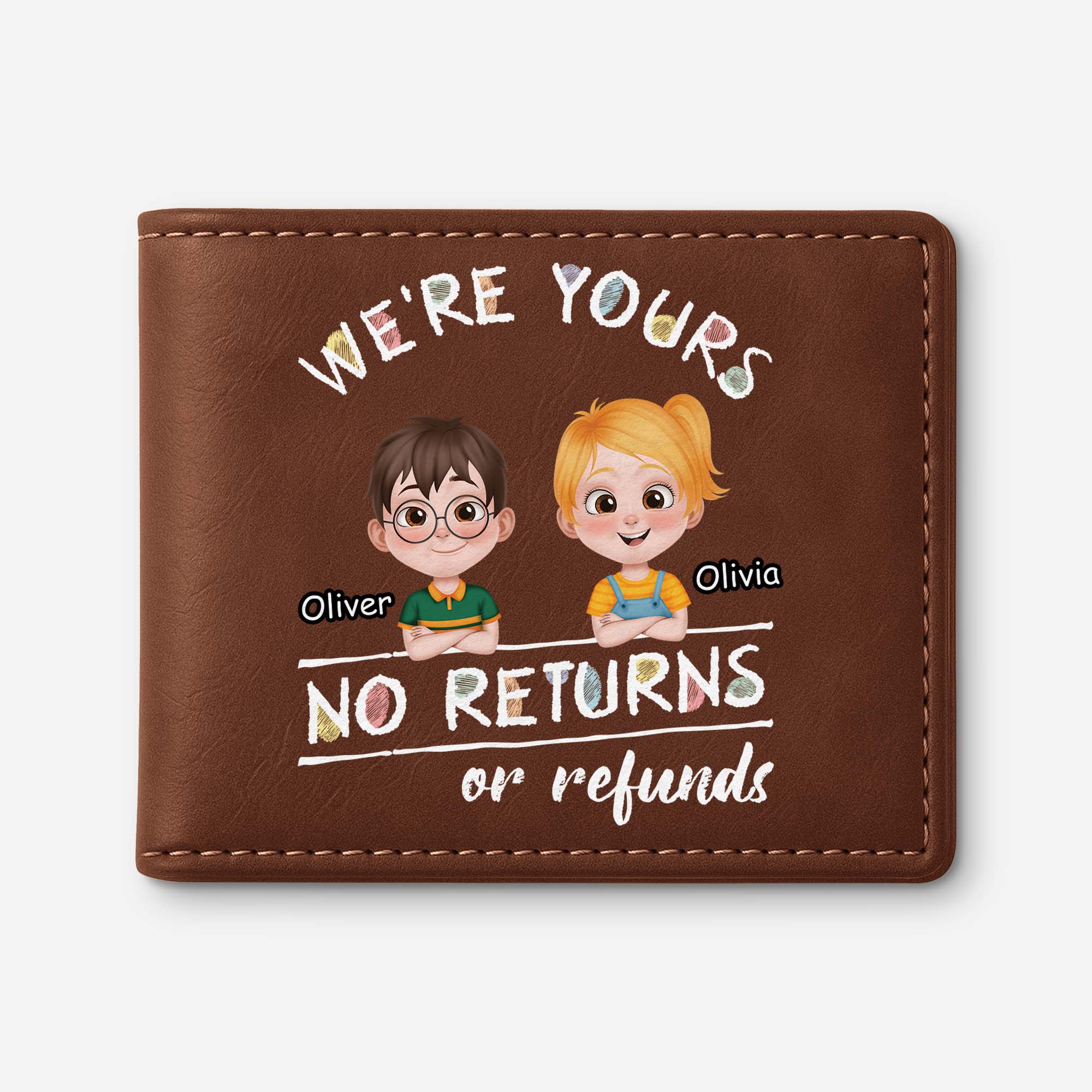 4143JUS1 personalized dad wallets funny fathers day gifts from kids 4143J