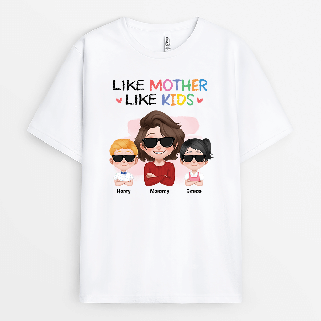 4147AUS1 custom mom gifts_ like mother like daughter son shirts_ 4147AKH0A