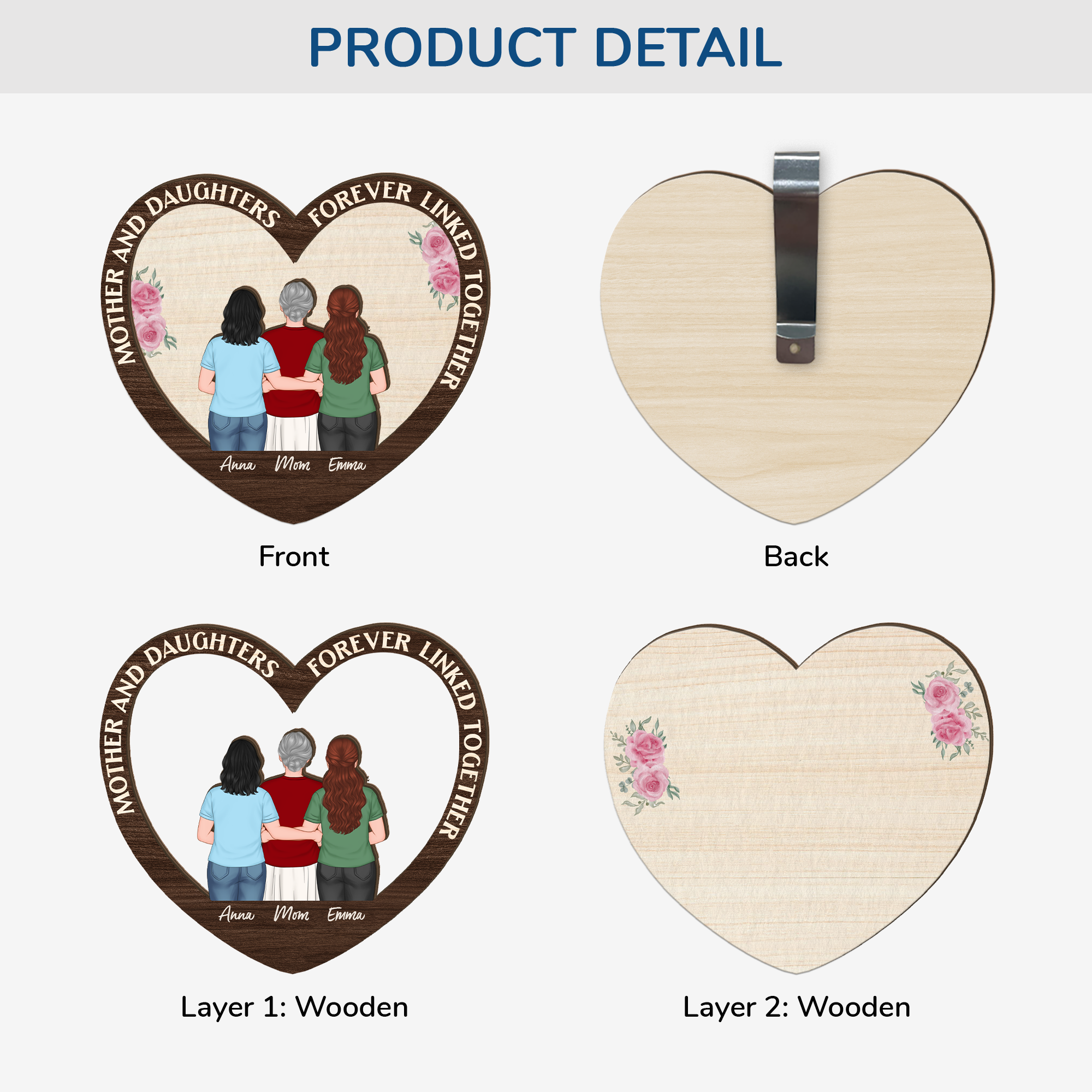 4157GUS3 personalized gifts for mom forever linked car visor 4157G3T0A