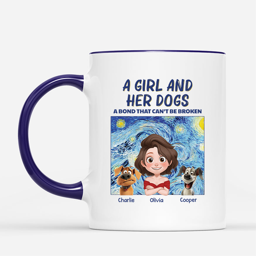4180MUS2 custom dog mug unique dad and dog gifts 4180MTK5C