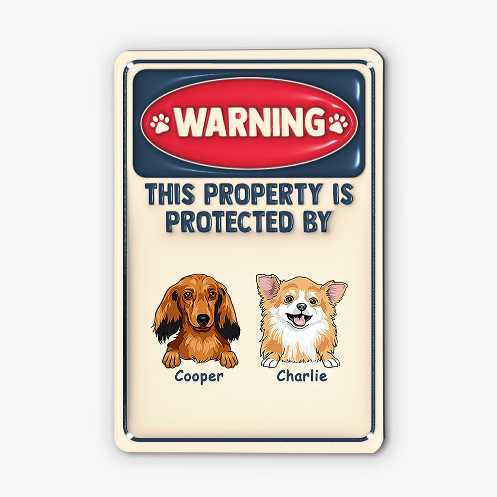 4181EUS2 3d printing effect custom gifts for dog owners dog metal signs_ 4181ETL0C