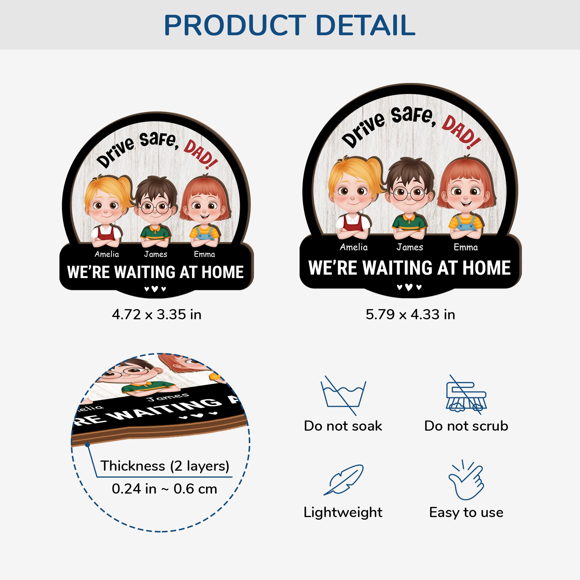 4190GUS4 personalized mom gift drive safe car visor 4190G9L0B_7b66eccd eeb4 42b6 8225 140f77fc6e17