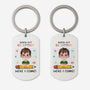 4194JUS1 custom metal keychains first day of school gifts for kids 4194JKT0K