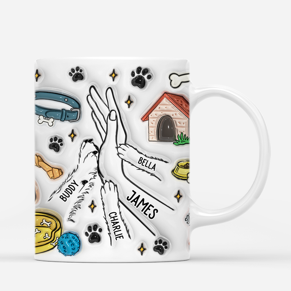 4195MUS3 3d printing effect personalized gift for dog lovers best dog dad ever mug  4195MKH5B