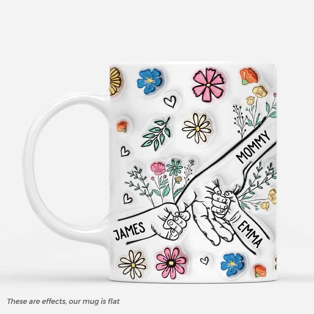 4209MUK1 3d printing effect personalized gifts for mom mother kids mug 4209M3N5A