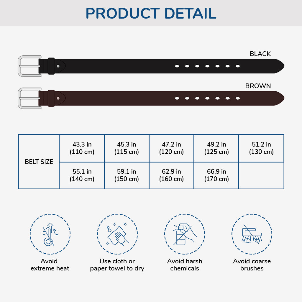 4213JUS3 personalized dad gifts best dad grandad leather belt 4213J8M8B