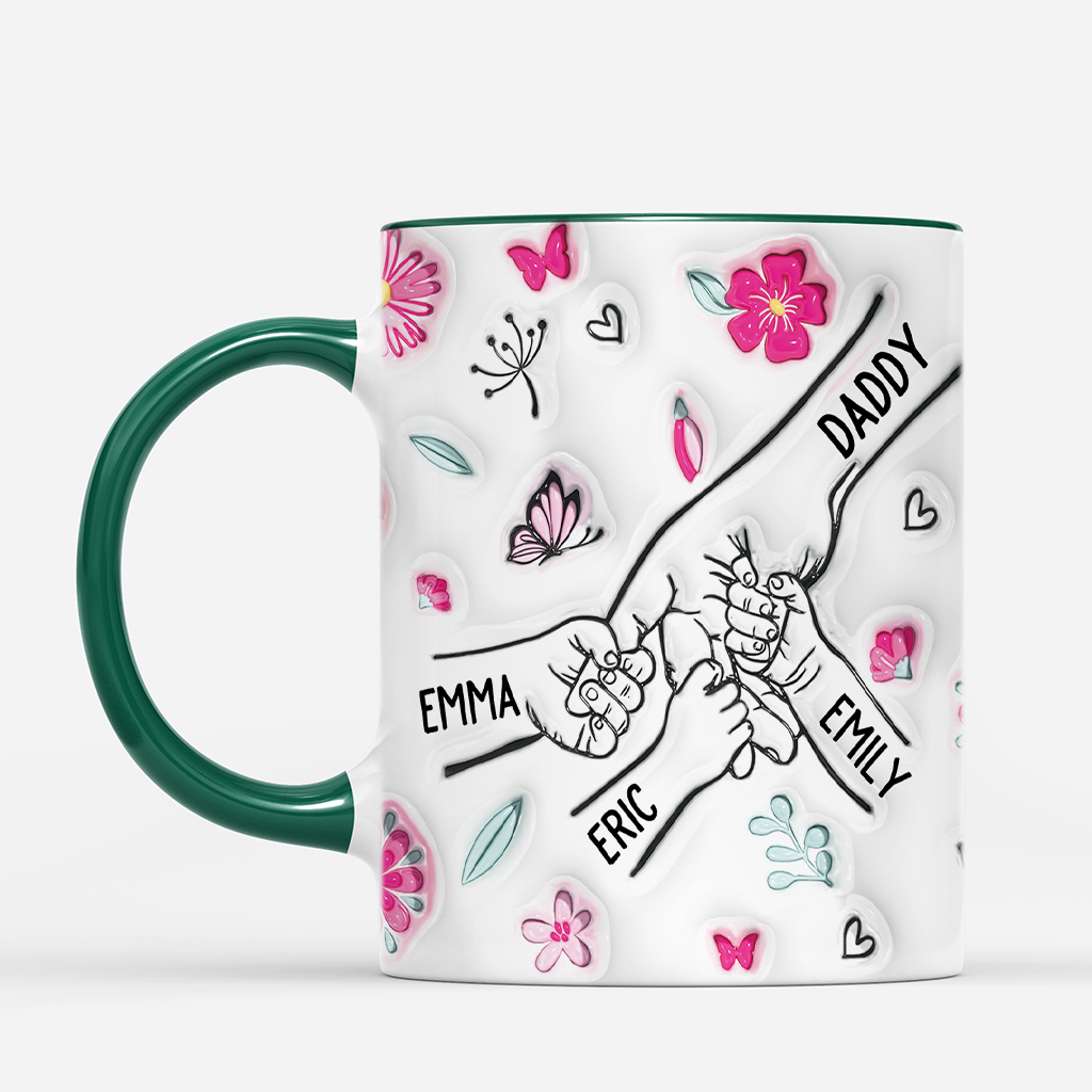 4216MUS2 3d printing effect personalized mom gifts mother kids bond mug 4216M8N5A