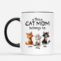 4222MUS2 personalized cat dad gifts belongs to us mug 4222M8Q5D