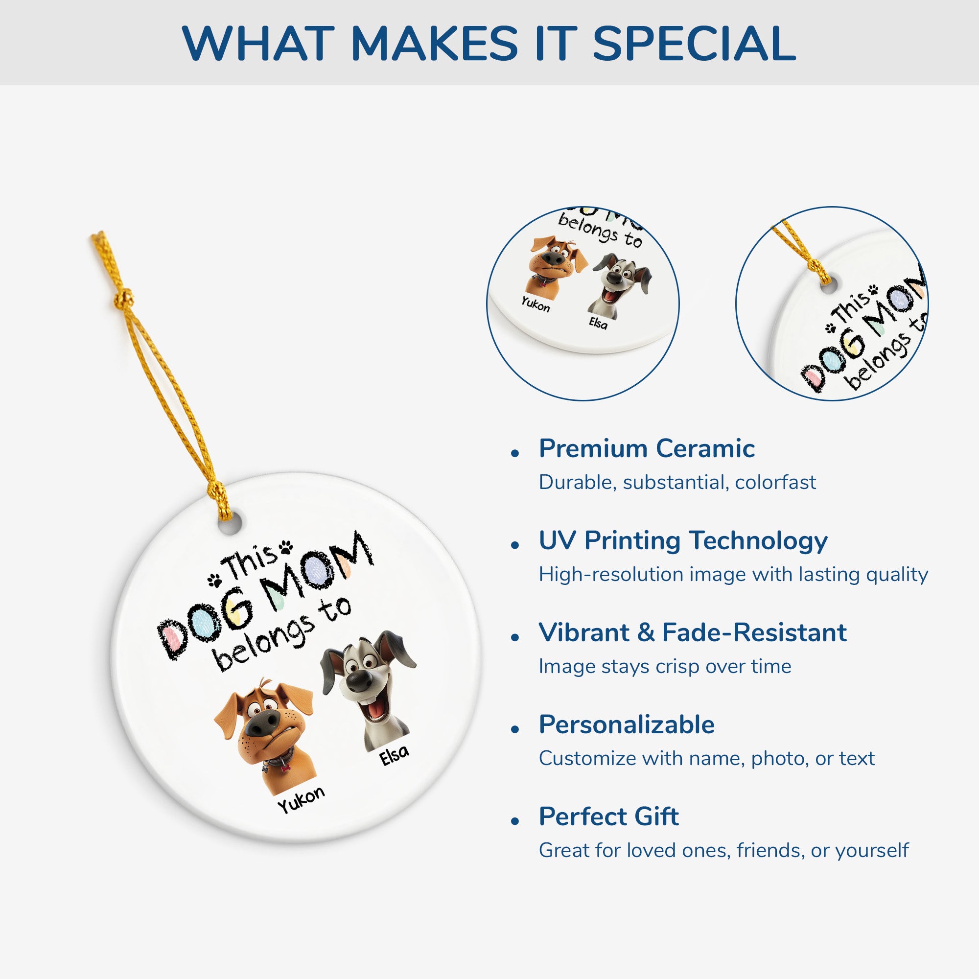 4222OUS4 ceramic dog christmas ornaments _ personalized gifts for dog owners 4222O8Q5C