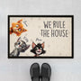 4223DUS1 custom cat doormat_ funny cat lover gifts 4223D