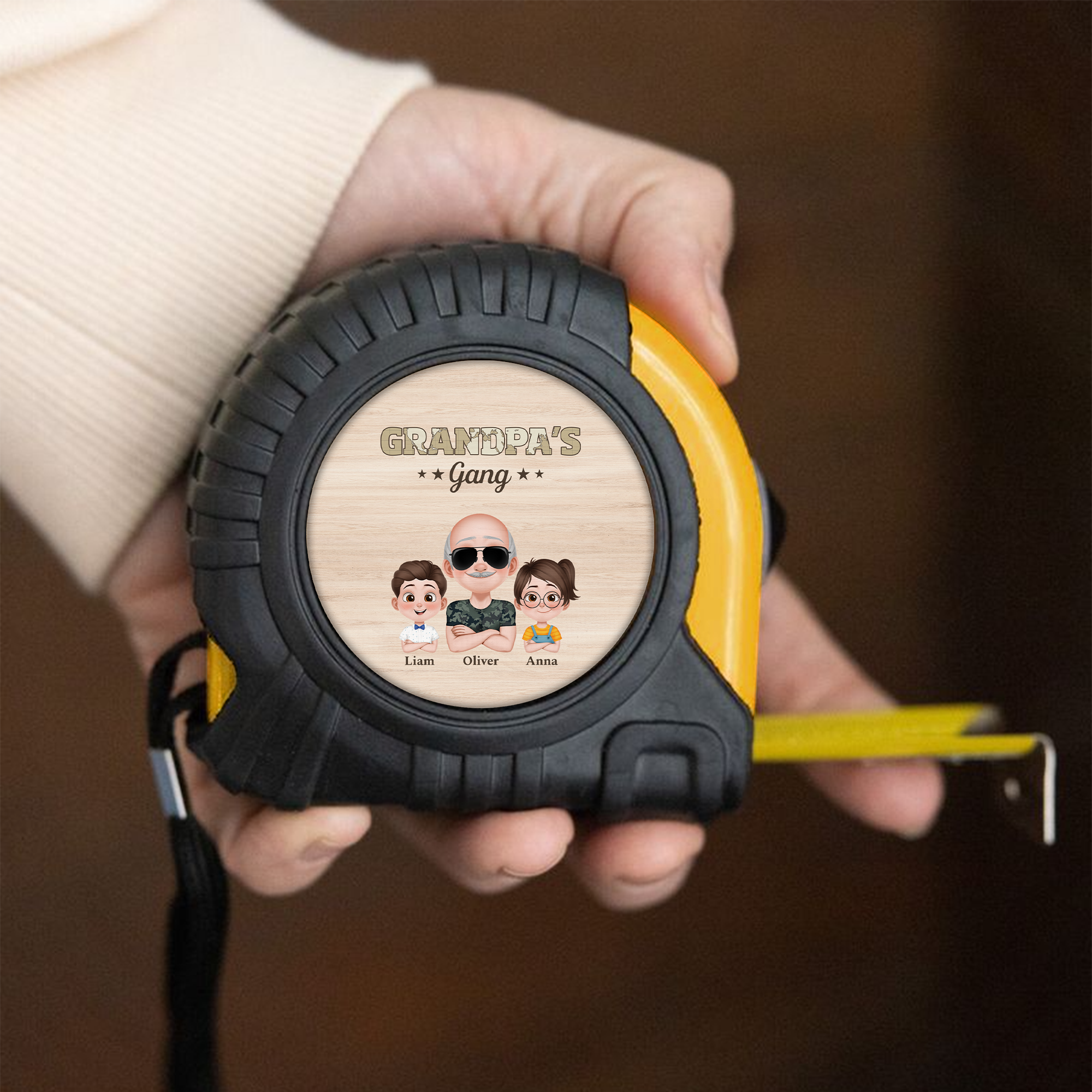 4231OUS2 Personalized Measuring Tape Unique Gifts for Dad