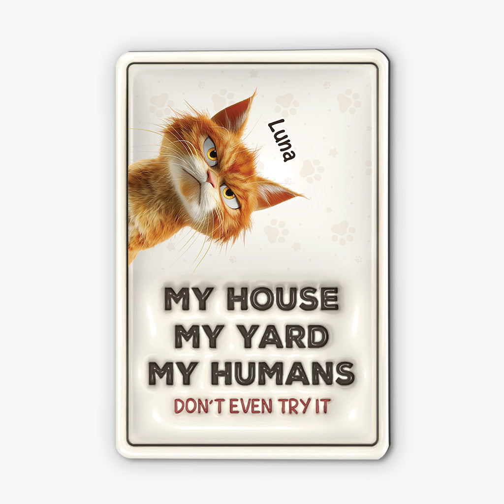 4257EUS2 personalized presents for cat lovers funny cat metal signs_ 4257E8L5D