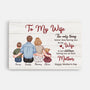 4270CUS1 personalized mothers day gifts for wife to my wife canvas 4270CTT5A