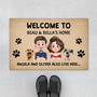 4275DUS1 personalized gifts for dog owners funny dogs welcome doormat_ 4275D8I0C