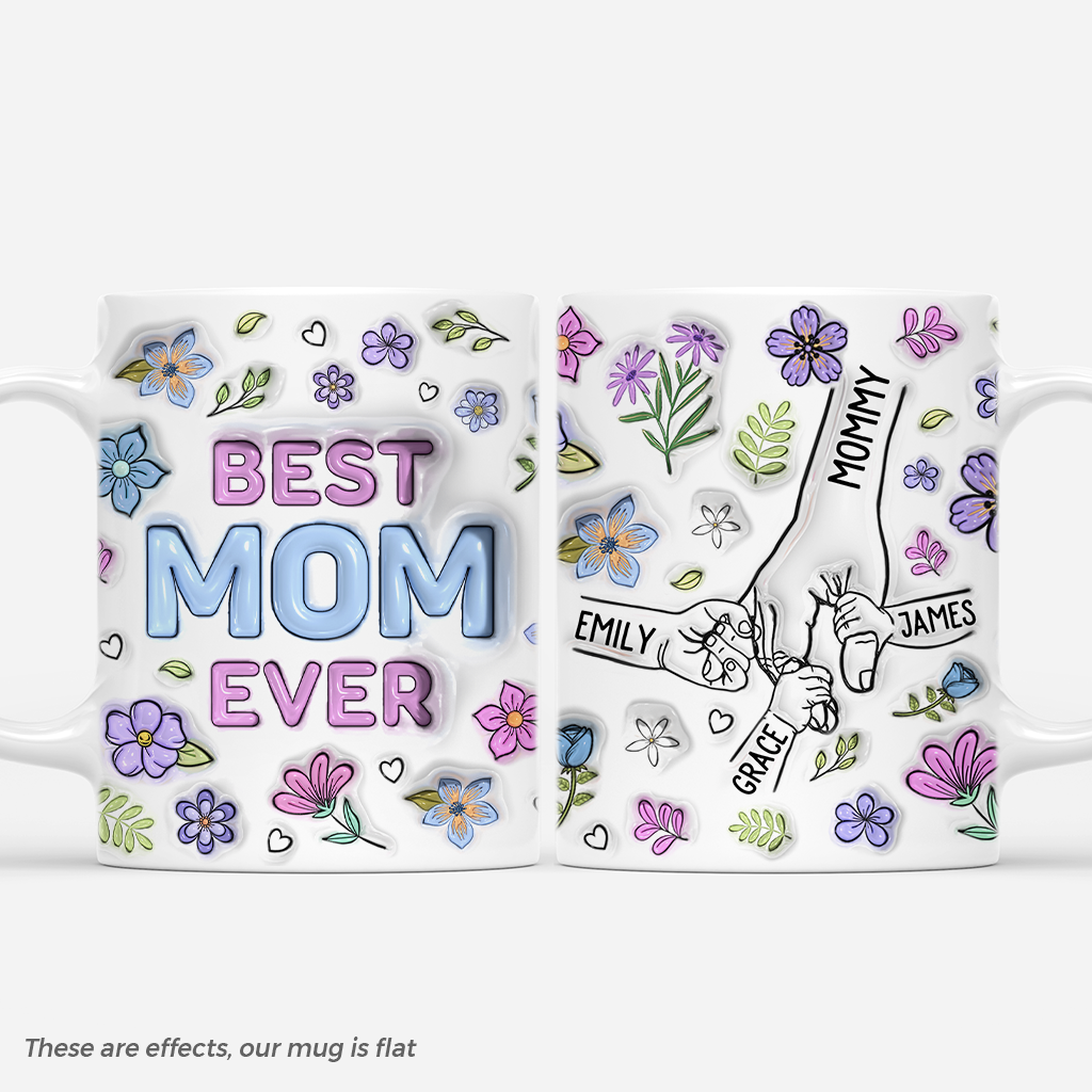4276MUS1 3d printing effect customized gifts for mom best mom ever mug 4276MKH5A