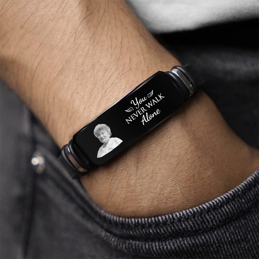 4289JUS2 personalized photo memorial gifts youll never walk alone bracelet_ 4289J5T5A_11685629 da3b 4bd3 957e e5bd3a22cc6b
