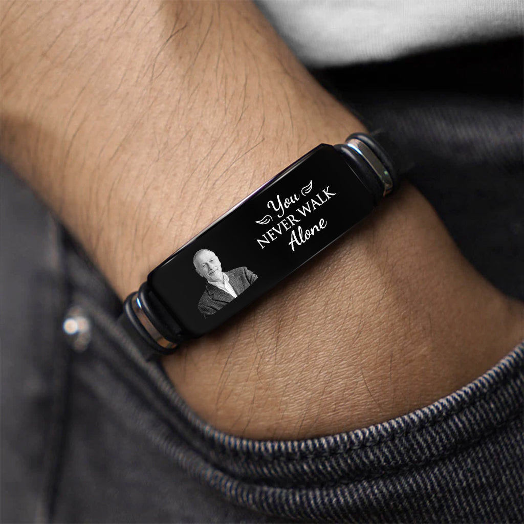 4289JUS2 personalized photo memorial gifts youll never walk alone bracelet_ 4289J5T5A_1efdcf4f 90c4 4092 af39 5c228ea08def