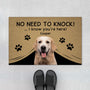4291DUS1 customized gifts for dog lovers no need to knock dog doormat_ 4291D8Q3C