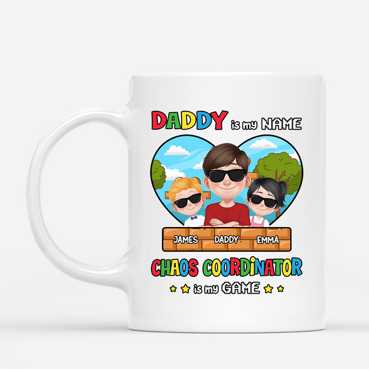 4295MUS1 personalized dad mug funny gifts for dad daddy is my name 4295MKH0B