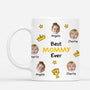 4299MUS2 personalized dad gifts best dad ever mug with faces 4299M3I3B