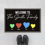4317DUS1 personalized family gifts for parents welcome doormat 4317DTM5I