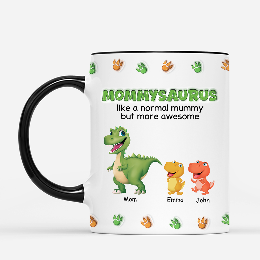 4322MUS2 3d printing effect personalized dad gifts daddysaurus definition 3d mug 4322M8T7B
