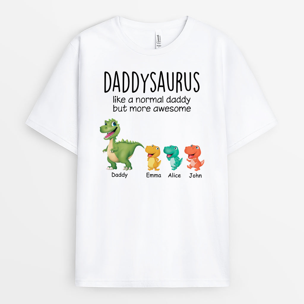 4323AUS1 personalized gifts for father daddysaurus definition t shirt 4323A8T7B