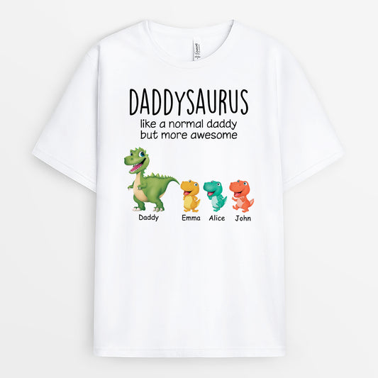 4323AUS1 personalized gifts for father daddysaurus definition t shirt 4323A8T7B