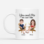 4338MUS1 personalized couples mug you and me we got this 4338M3H0G