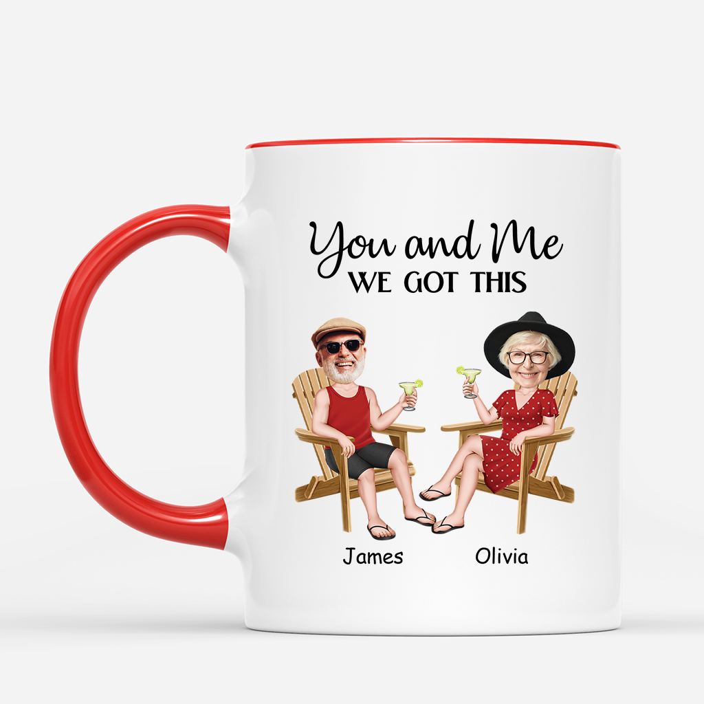 4338MUS2 personalized couples mug you and me we got this 4338M3H0G