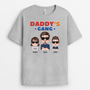 4341AUS1 personalized dad t shirt daddys gang 4341A9H0B
