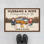 4345DUS1 personalized camping couple gifts partner for life doormat 4345DTI8I