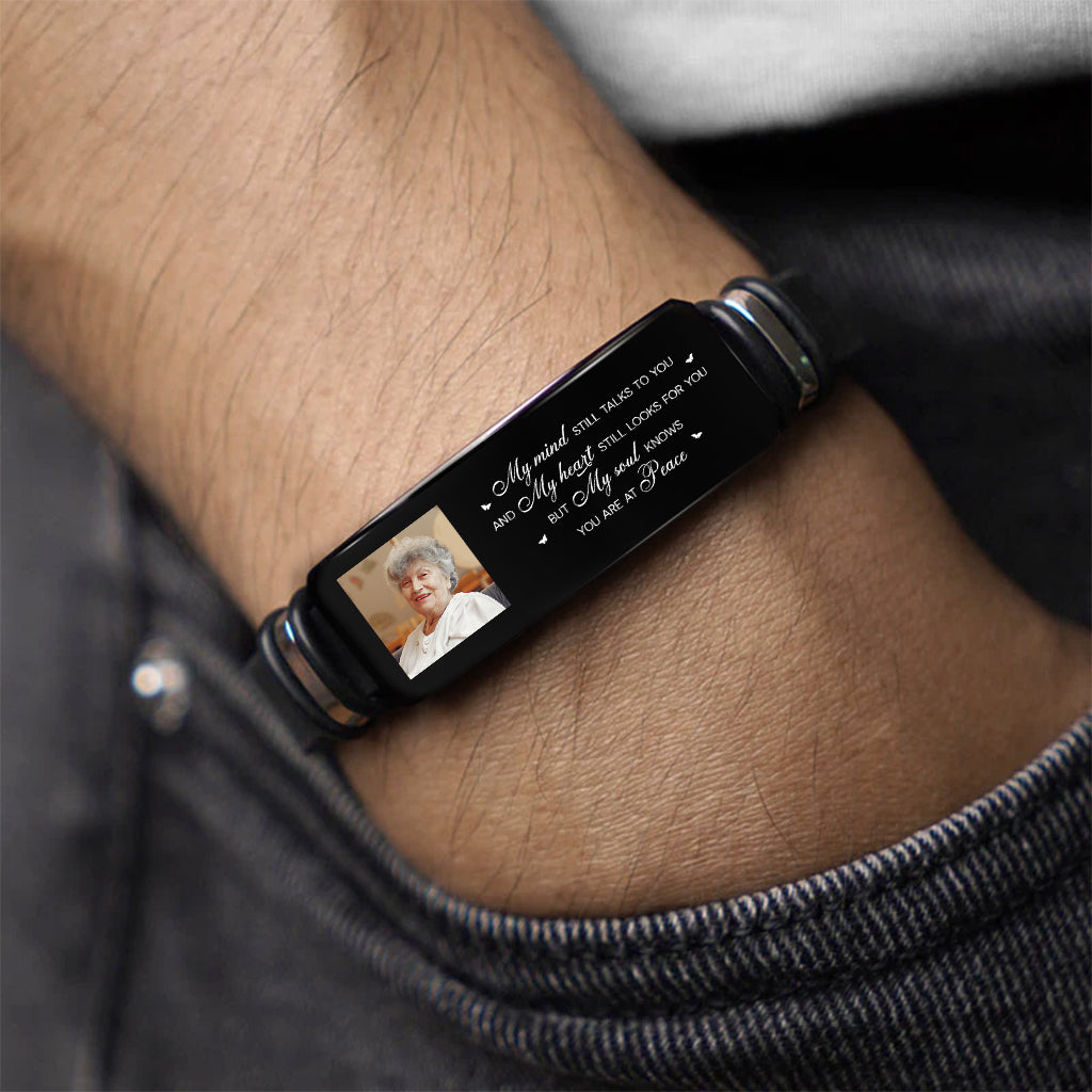 4348JUS2 personalized photo bracelet_ memorial gifts for loss of father 4348J8T5K