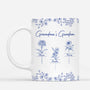 4357MUS1 personalized grandma gifts toile garden coffee cup 4357MTL5A